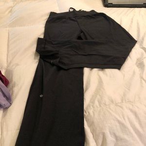 Long wide legged lulu pants